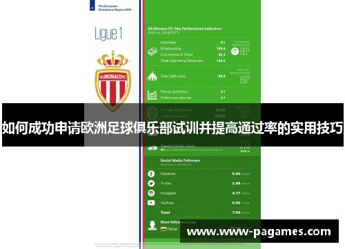 如何成功申请欧洲足球俱乐部试训并提高通过率的实用技巧