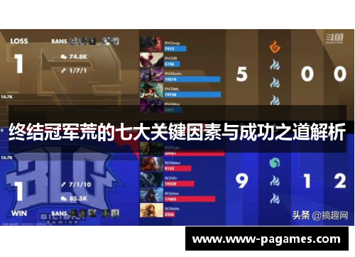 终结冠军荒的七大关键因素与成功之道解析